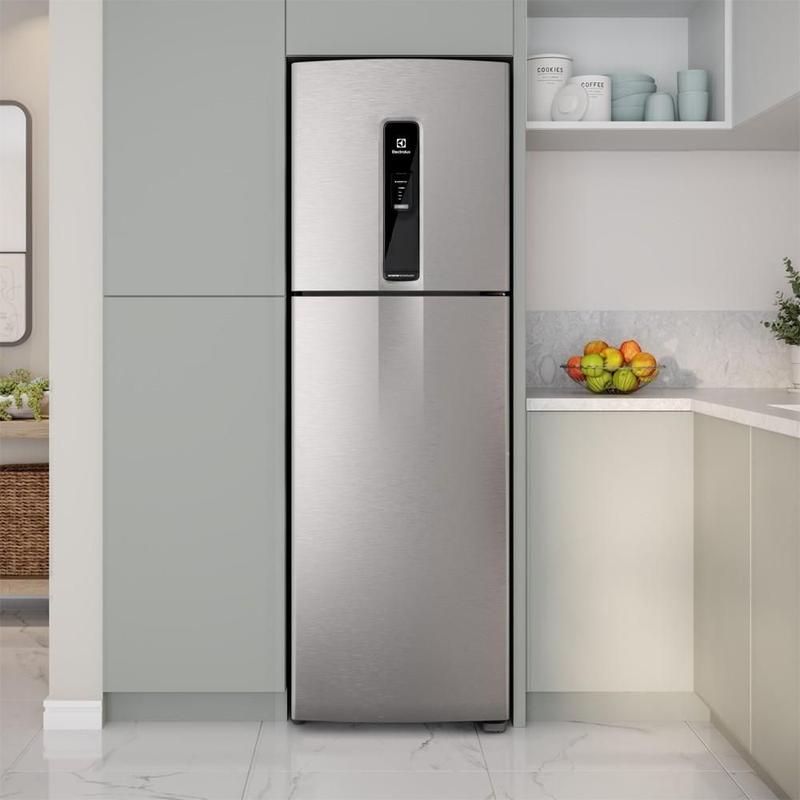 Geladeira Electrolux Frost Free Duplex 410L IF46S Inox Look